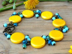 Pletená čepice - barvy podzimu