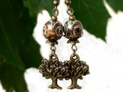 Pletená čepice - barvy podzimu