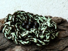 Pletená čepice - barvy podzimu