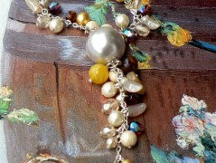 Pletená čepice - barvy podzimu