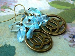 Pletená čepice - barvy podzimu