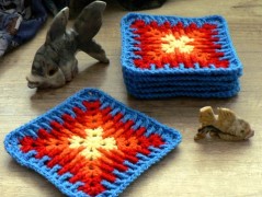 Pletená čepice - barvy podzimu