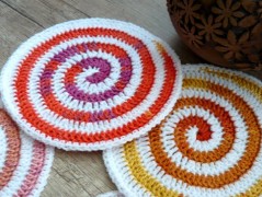 Pletená čepice - barvy podzimu