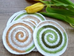 Pletená čepice - barvy podzimu