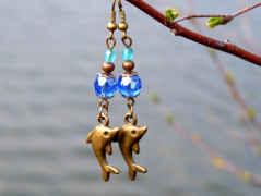 Pletená čepice - barvy podzimu