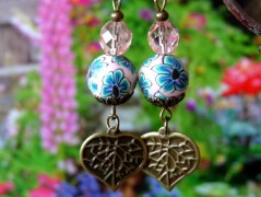 Pletená čepice - barvy podzimu