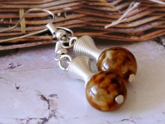 Pletená čepice - barvy podzimu