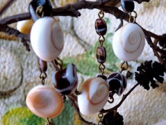 Pletená čepice - barvy podzimu