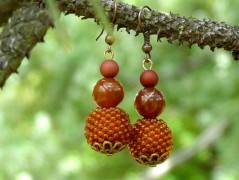 Pletená čepice - barvy podzimu