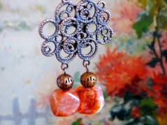 Pletená čepice - barvy podzimu