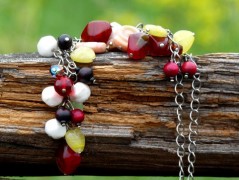 Pletená čepice - barvy podzimu