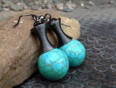 Pletená čepice - barvy podzimu