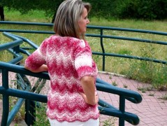 Pletená čepice - barvy podzimu