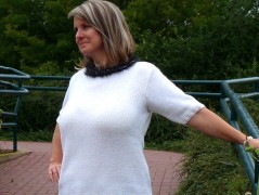 Pletená čepice - barvy podzimu