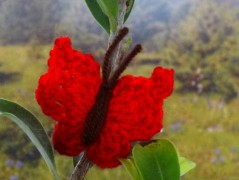 Pletená čepice - barvy podzimu