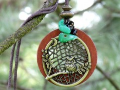 Pletená čepice - barvy podzimu