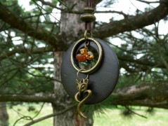 Pletená čepice - barvy podzimu