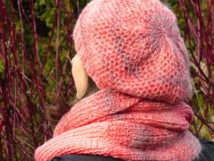 Pletená čepice - barvy podzimu