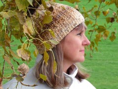 Pletená čepice - barvy podzimu