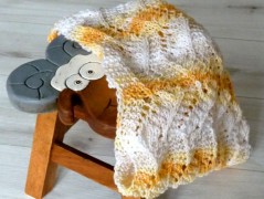 Pletená čepice - barvy podzimu