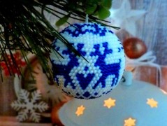 Pletená čepice - barvy podzimu