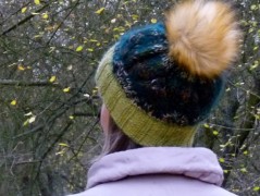 Pletená čepice - barvy podzimu