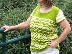 Pletená čepice - barvy podzimu