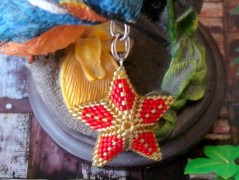 Pletená čepice - barvy podzimu