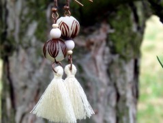 Pletená čepice - barvy podzimu