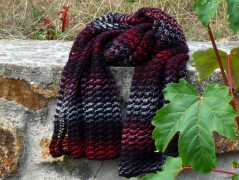 Pletená čepice - barvy podzimu