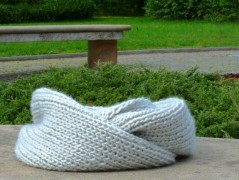 Pletená čepice - barvy podzimu