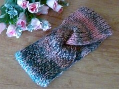 Pletená čepice - barvy podzimu