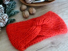 Pletená čepice - barvy podzimu