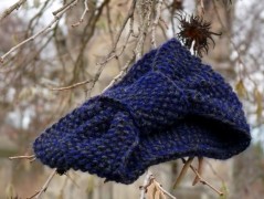 Pletená čepice - barvy podzimu