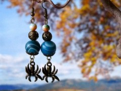 Pletená čepice - barvy podzimu