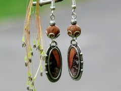 Pletená čepice - barvy podzimu