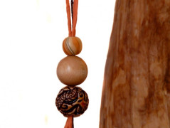 Pletená čepice - barvy podzimu