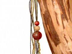 Pletená čepice - barvy podzimu