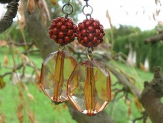 Pletená čepice - barvy podzimu