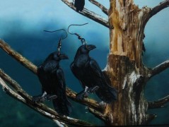 Pletená čepice - barvy podzimu