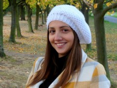 Pletená čepice - barvy podzimu