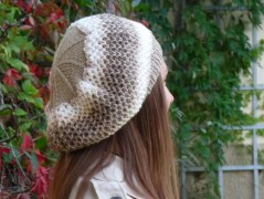 Pletená čepice - barvy podzimu