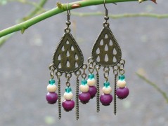 Pletená čepice - barvy podzimu