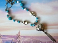 Pletená čepice - barvy podzimu