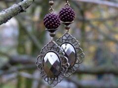 Pletená čepice - barvy podzimu