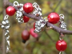 Pletená čepice - barvy podzimu