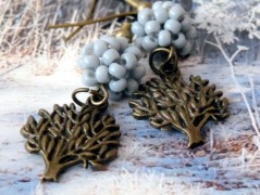 Pletená čepice - barvy podzimu