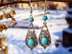 Pletená čepice - barvy podzimu