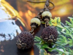 Pletená čepice - barvy podzimu