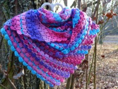 Pletená čepice - barvy podzimu